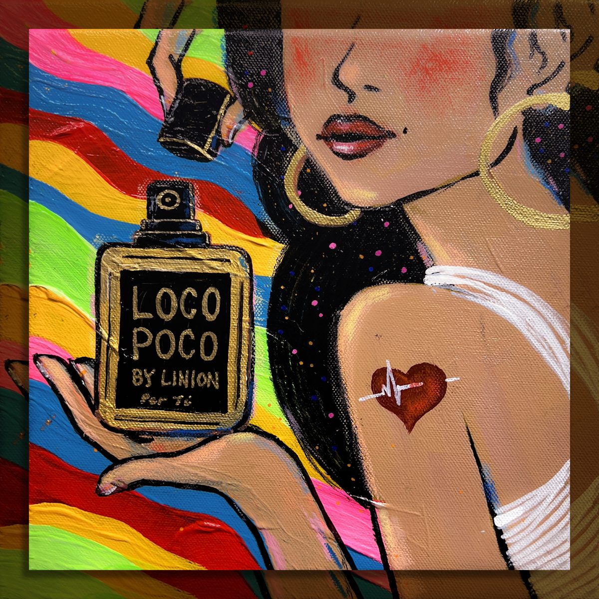 〈LOCO POCO〉單曲封面（OK Liao 廖好 繪製）
